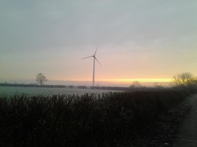 Wind Turbine at Hoton Clay Club